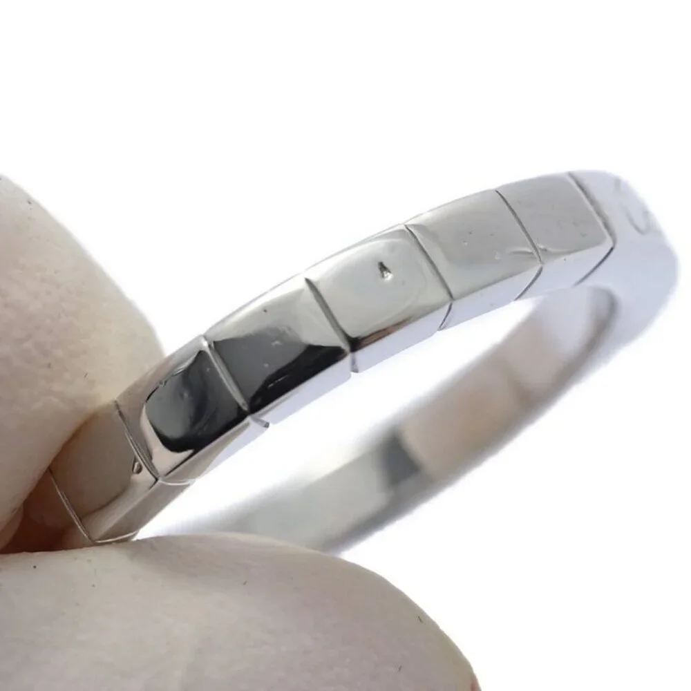 ★SOLD★ Cartier Lanier Ring 54 White Gold Wedding - Picture 9 of 11
